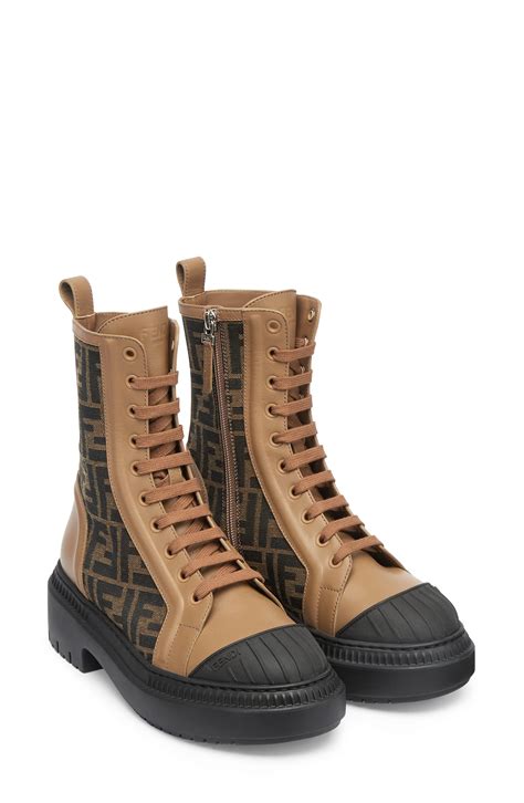 fendi new boots|Fendi military boots.